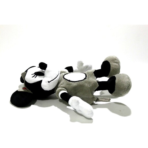 Disney Minnie Mouse Black White Grey Cat Halloween Plush Stuffed Animal 9 Inch - Picture 3 of 9